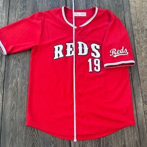Cincinnati Red Votto baseball jersey, kids size xxl, or women’s s/m